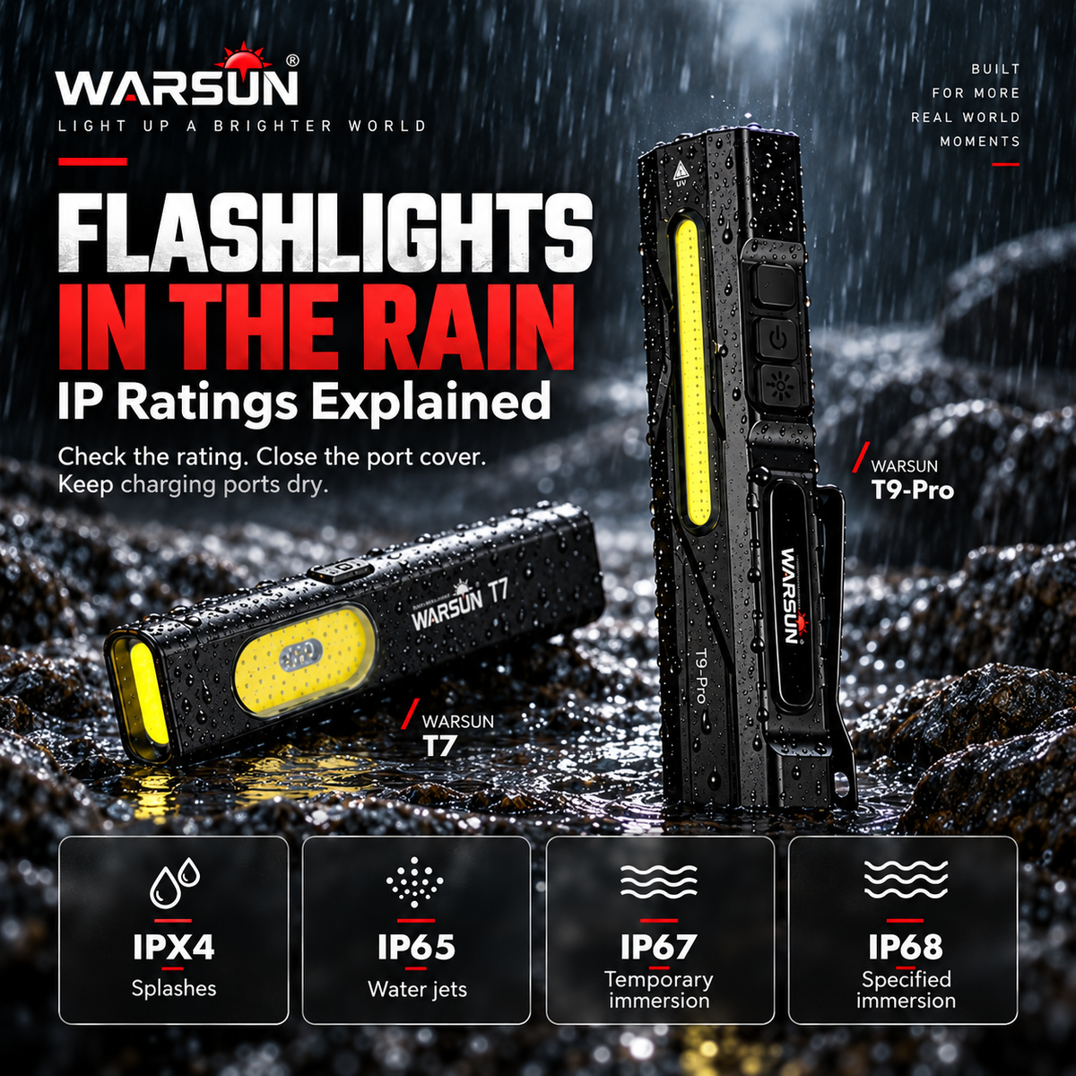 Can You Use a Flashlight in the Rain? IP Ratings Explained