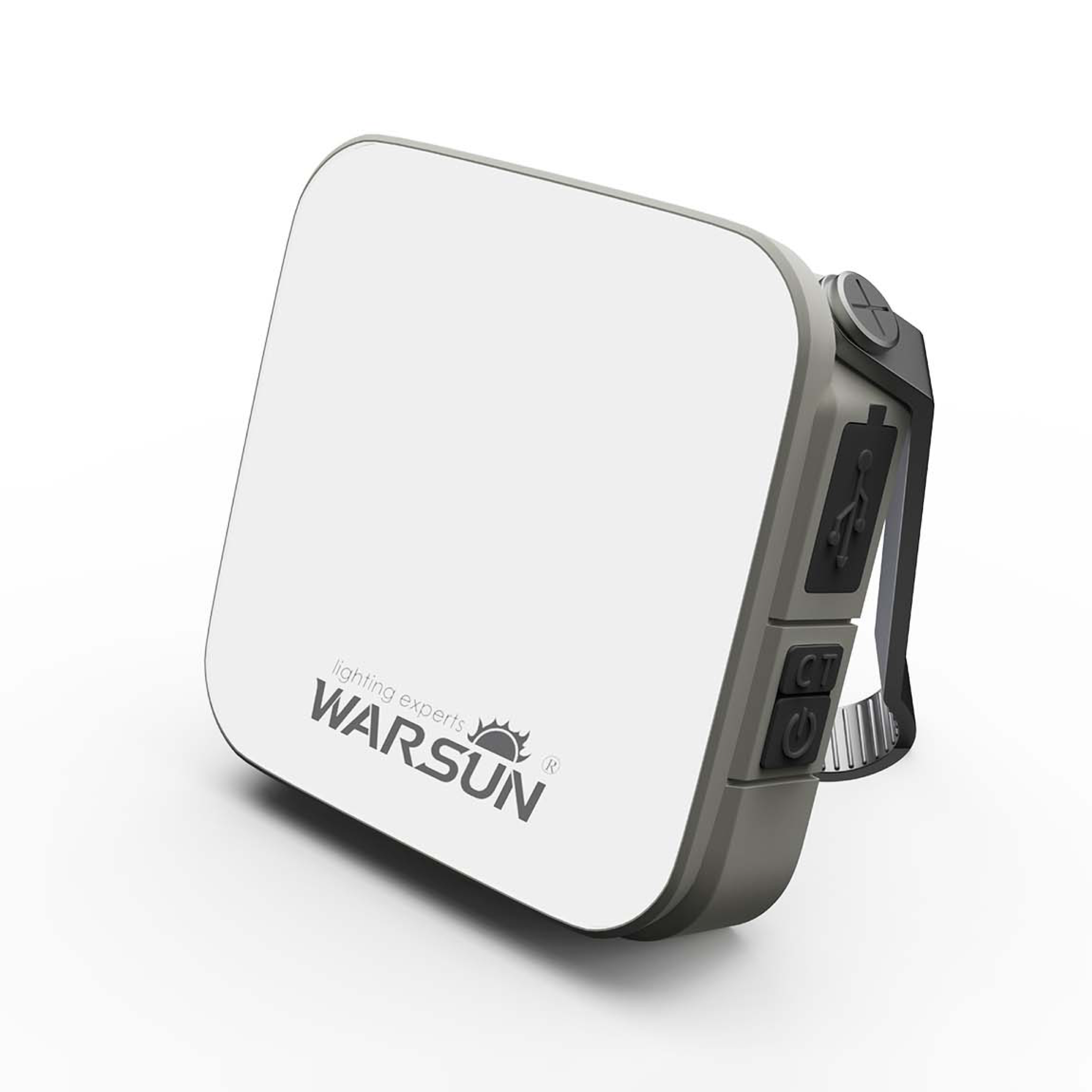 WARSUN Rechargeable Camping Lantern 1000 Lumens, 6000mAh Portable LED Light with Solar Charging, 4 Color Temperatures, 3 Brightness Levels, Hanging Flashlight for Outdoor Use