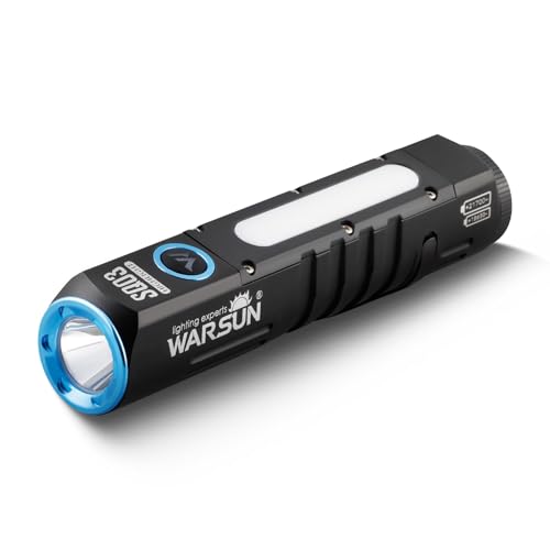 WARSUN SQ03 Rechargeable EDC Pocket Flashlight – 1000 Lumens