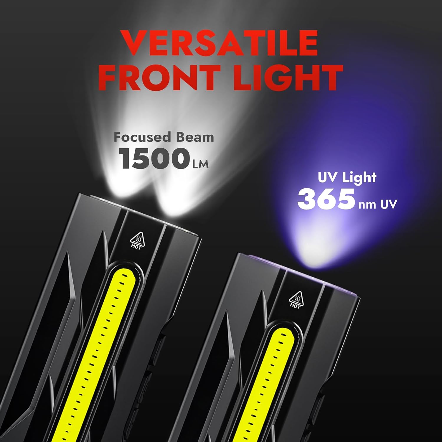 Lampe de poche EDC rechargeable – 1500 lumens