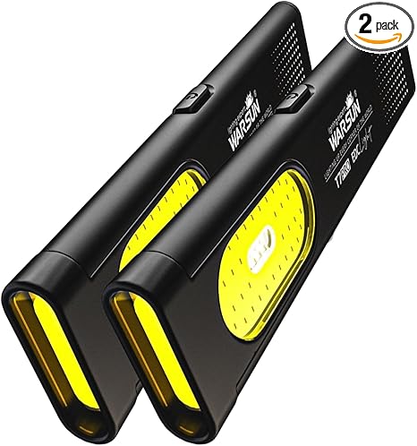 T7 Slim Waterproof Pocket Flashlight with Clip & Magnetic Base 2 packs