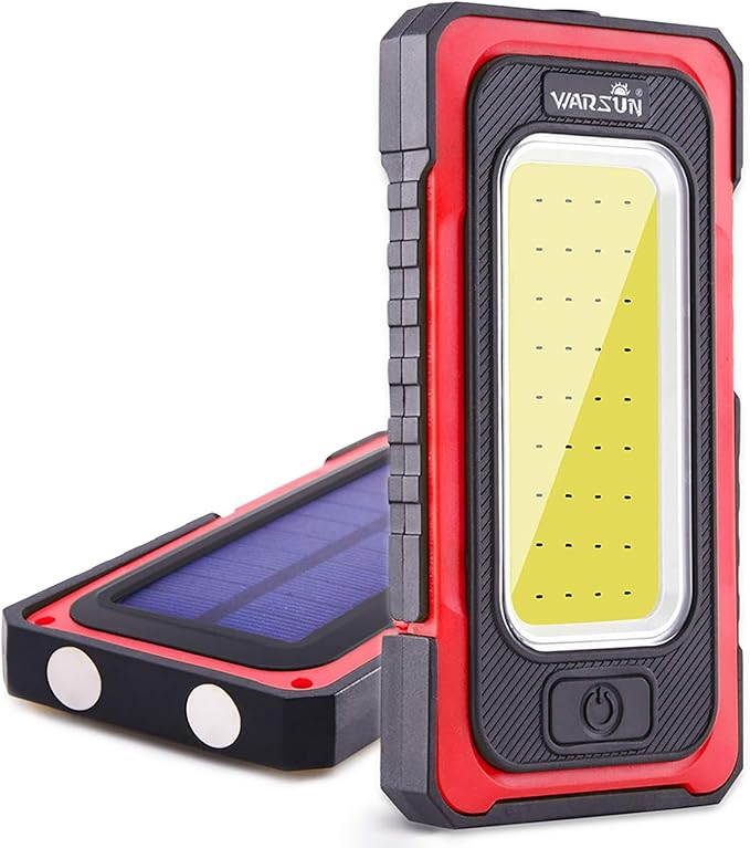WARSUN Y40 Rechargeable Portable Magnetic Work Light 1500 Lumens Red