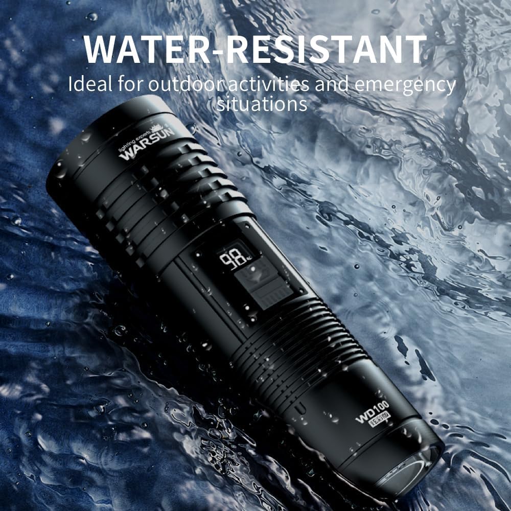 High Beam Rechargeable Flashlight – 500 Lumens