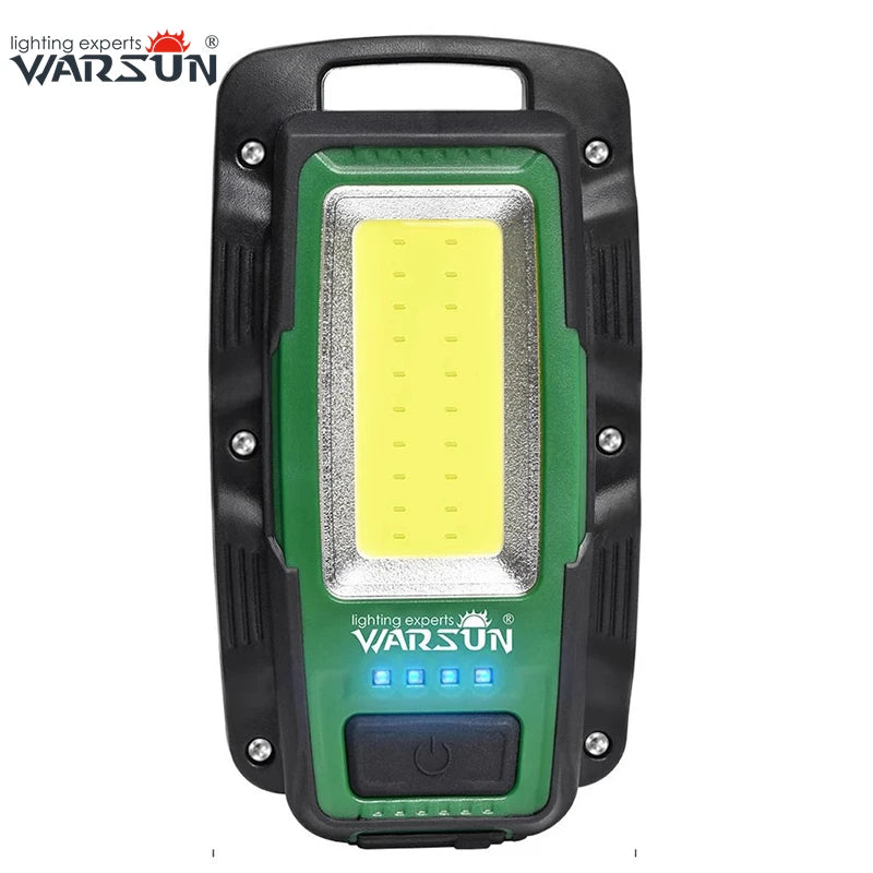 WARSUN Y38 Rechargeable LED Work Light 1000 Lumens Green