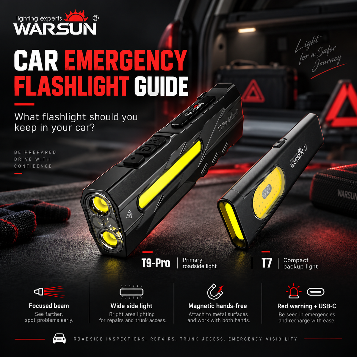 What Flashlight Should You Keep in Your Car? A Roadside Emergency Guide