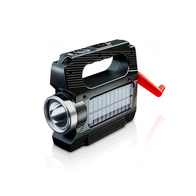 Hand Crank Solar Powered Flashlight