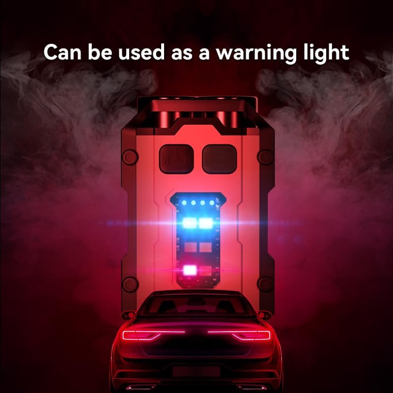 Mini lampe de poche LED rechargeable pour porte-clés