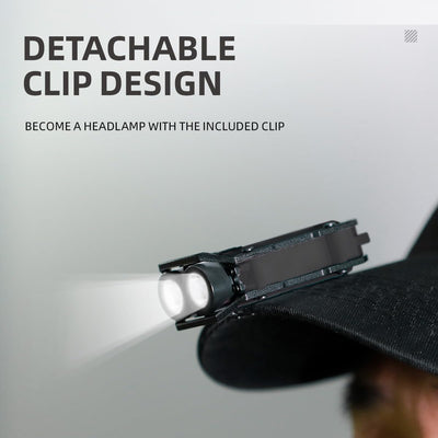 Mini lampe de poche LED rechargeable pour porte-clés