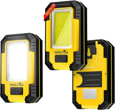 WARSUN Y36 Rechargeable LED Work Light 1200 Lumens Yellow