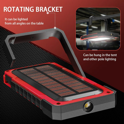 WARSUN Y40 Rechargeable Portable Magnetic Work Light 1500 Lumens Red