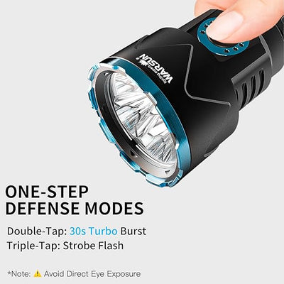 Lampe de poche haute puissance 10000 lumens