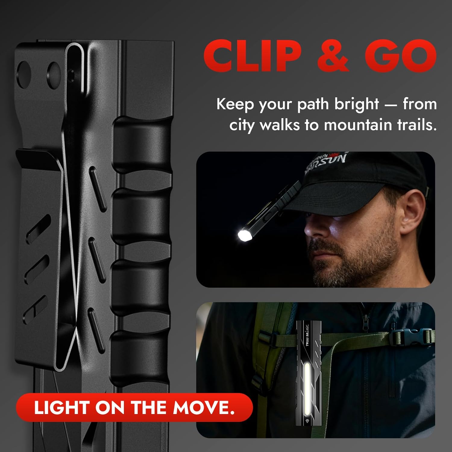 Lampe de poche EDC rechargeable – 1500 lumens