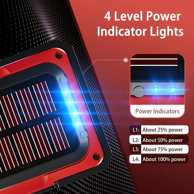 WARSUN Y40 Rechargeable Portable Magnetic Work Light 1500 Lumens Red