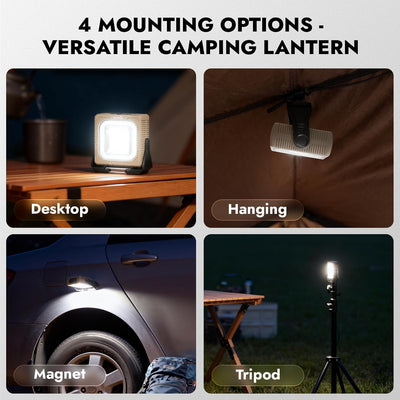 Lanternes de camping rechargeables 1000 lumens