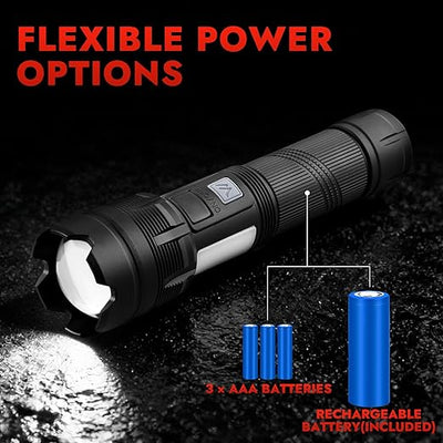 Lampe de poche zoom multi-fonction (XF126)