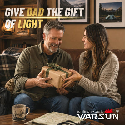 WARSUN Y36 Rechargeable LED Work Light 1200 Lumens Yellow
