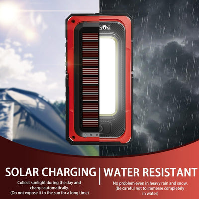 WARSUN Y40 Rechargeable Portable Magnetic Work Light 1500 Lumens Red