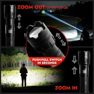Lampe de poche zoom multi-fonction (XF126)