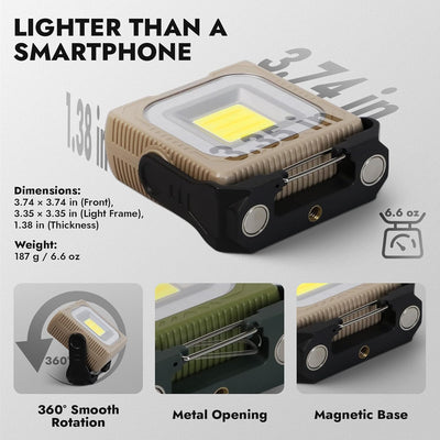 Lanternes de camping rechargeables 1000 lumens