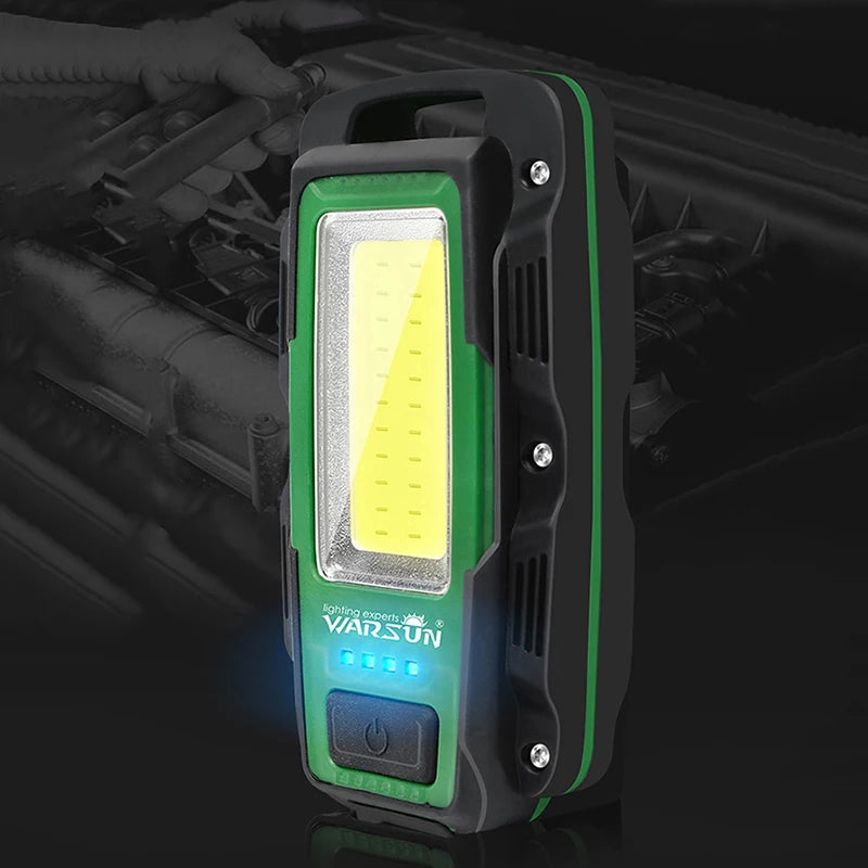 WARSUN Y38 Rechargeable LED Work Light 1000 Lumens Green