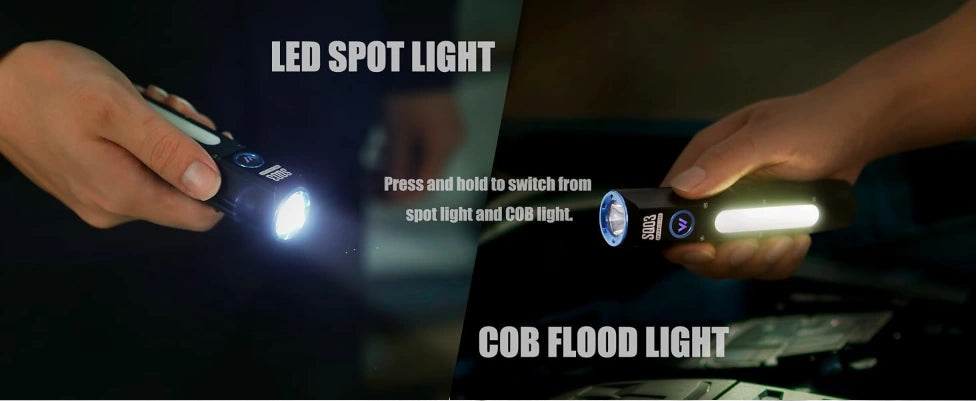 Focused beam or wide work light